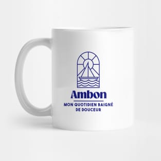 Ambon my daily life bathed in softness - Brittany Morbihan 56 Sea Holidays Beach Mug